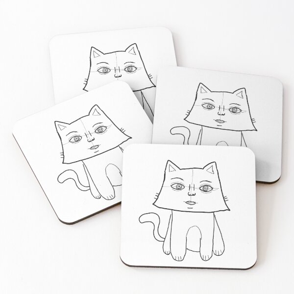 Item preview, Human Face Cat designed and sold by artsy-starry.