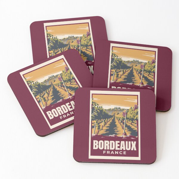 Item preview, A Vintage Travel Illustration of Bordeaux - France designed and sold by GoodOldVintage.
