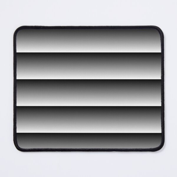 Item preview, Black to White Gradient Horizontal Stripes Pattern designed and sold by starrylite.
