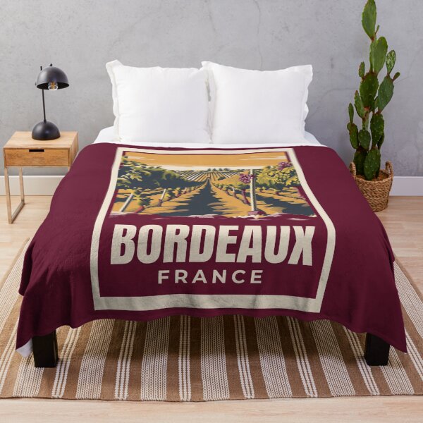 Item preview, A Vintage Travel Illustration of Bordeaux - France designed and sold by GoodOldVintage.