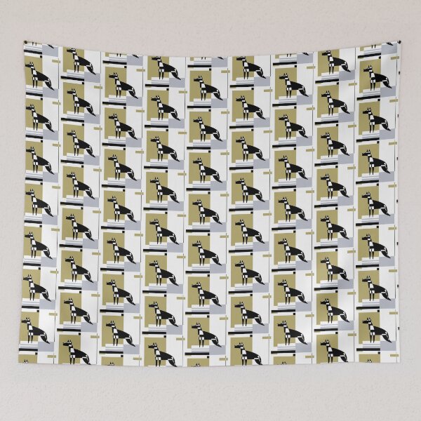 Item preview, German Shepherd. Dog breed silhouette on an abstract background. designed and sold by ArchiTania Studio.