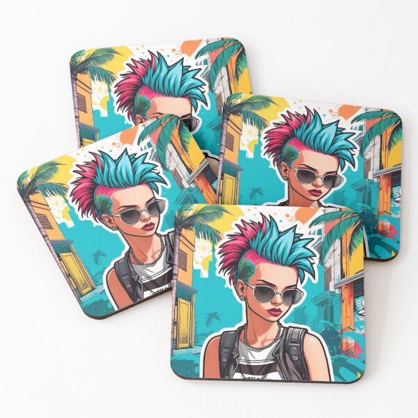 Item preview, Hot Punk Summer Girl designed and sold by MadnessEnvelope.