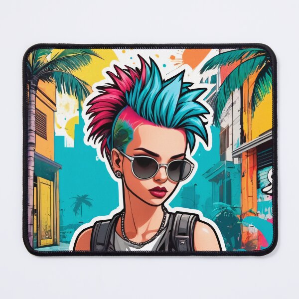 Item preview, Hot Punk Summer Girl designed and sold by MadnessEnvelope.