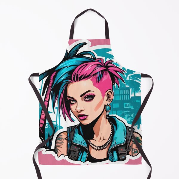 Item preview, Colorful Punk Summer Girl designed and sold by MadnessEnvelope.