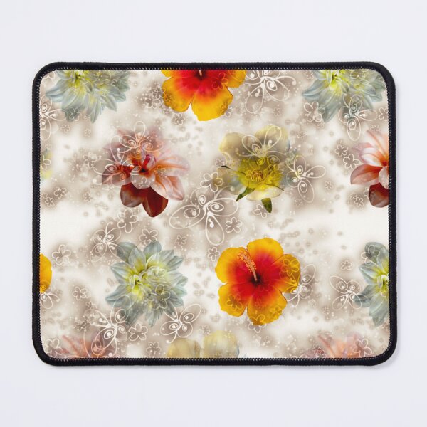 Item preview, Vintage floral pattern with butterflies designed and sold by WatercolourLily.