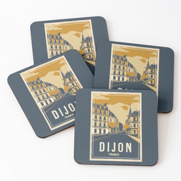 Item preview, A Vintage Travel Illustration of Dijon - France designed and sold by GoodOldVintage.