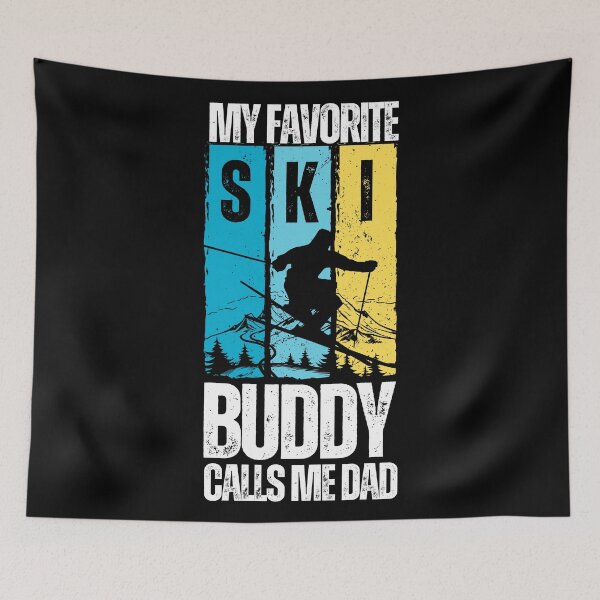 Item preview, Dad Skiing-My Favorite Ski Buddy calls me Dad designed and sold by OnTheTrend.