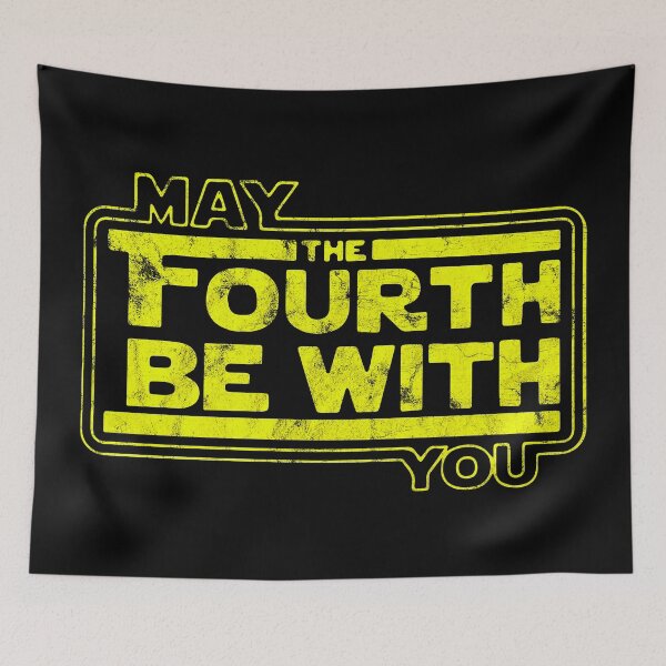 Item preview, May The 4th Be With U You, Fourth, Funny SciFi Movie designed and sold by RAWWR.