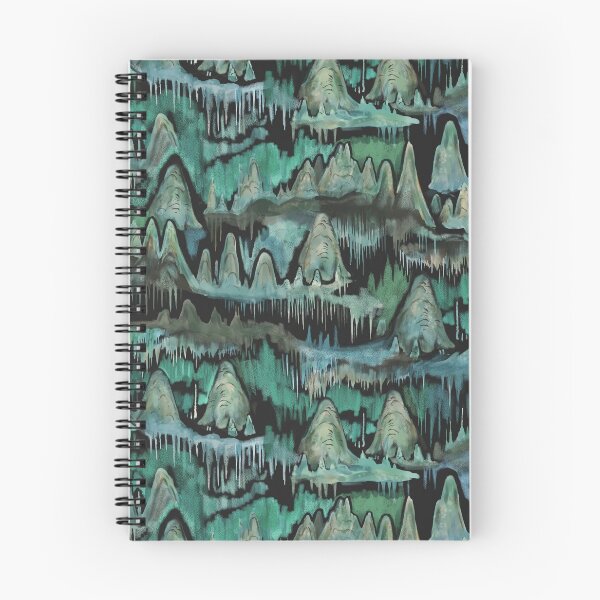 Item preview, Cave Exploration in Underground Cavern in Shades of Blue and Green designed and sold by vinpauld.