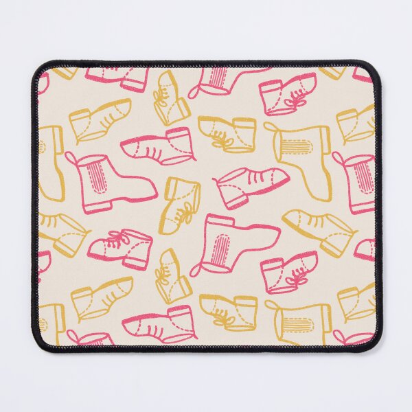 Item preview, Pink and Yellow Walking boots designed and sold by FrancesPoff.