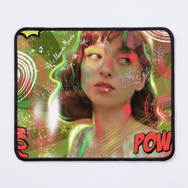 Item preview, Green Girl pop art designed and sold by Alexandra Muscalu.