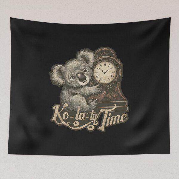 Item preview, Ko-la-ty Time Funny koala Cute Kawaii T-Shirt designed and sold by Witty Shirts.