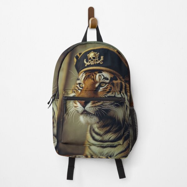 Item preview, pirate tiger portrait designed and sold by mikaws.