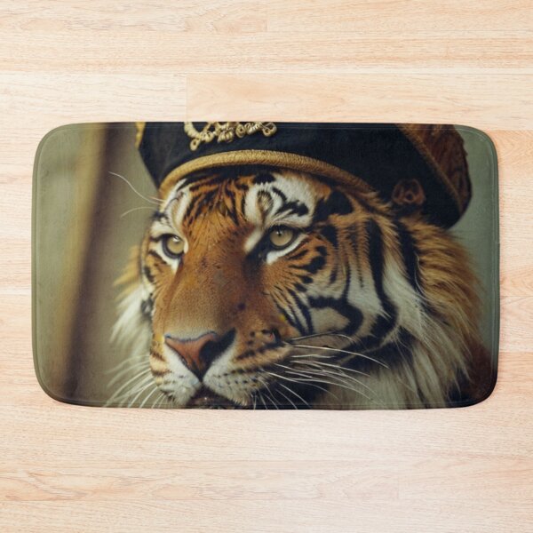 Item preview, pirate tiger portrait designed and sold by mikaws.