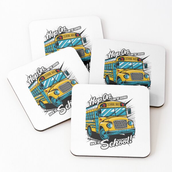 Item preview, Hop On, Bright Yellow School Bus Awaits for Back to School Adventures designed and sold by SplashTastic.