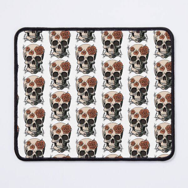 Item preview, Skull and rose, cool gothic style design with roses designed and sold by URBAN LEADS.