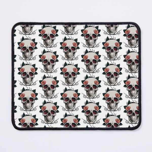 Item preview, Skull and rose, cool gothic style design with roses designed and sold by URBAN LEADS.