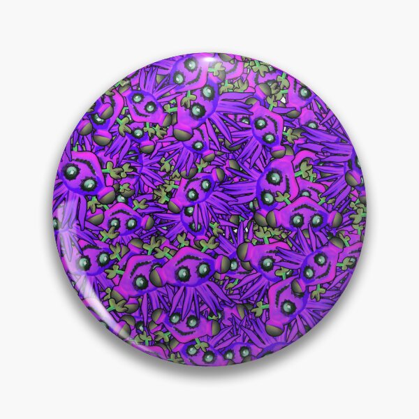 Item preview, Ugly funny monster bird illustration motif random pattern designed and sold by DFLC Prints.