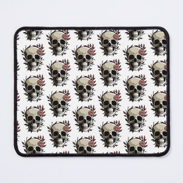 Item preview, Skull and rose, cool gothic style design with roses designed and sold by URBAN LEADS.