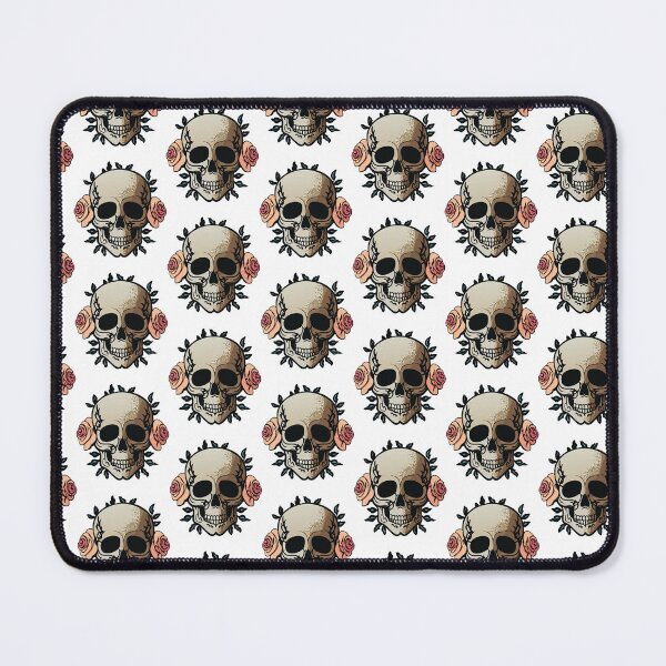 Item preview, Skull and rose, cool gothic style design with roses designed and sold by URBAN LEADS.