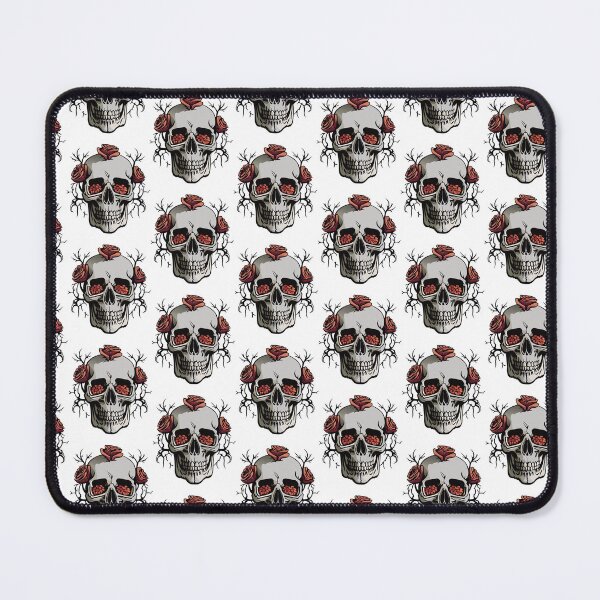 Item preview, Skull and rose, cool gothic style design with roses designed and sold by URBAN LEADS.