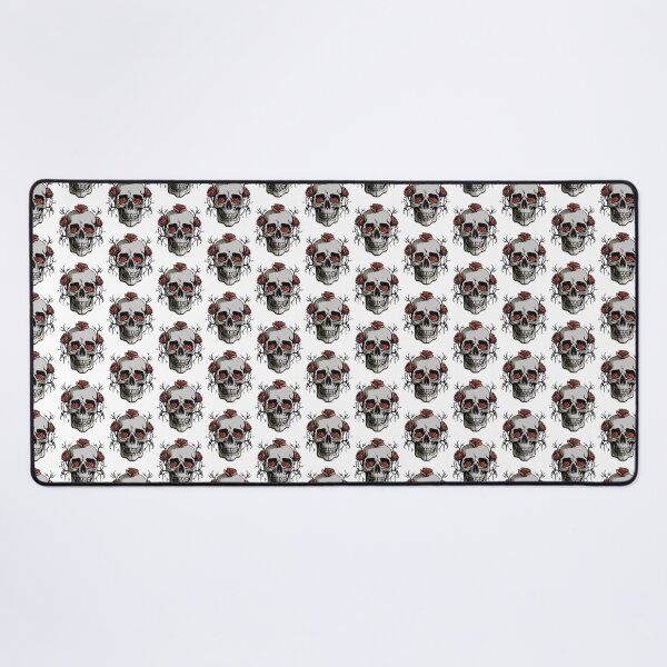 Item preview, Skull and rose, cool gothic style design with roses designed and sold by URBAN LEADS.