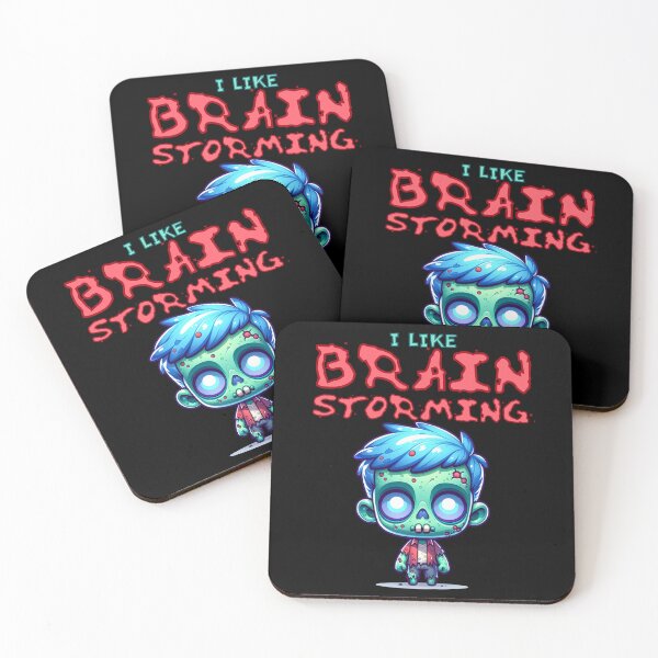 Item preview, I Like Brainstorming - Zombie in Comic Style designed and sold by Ultimate-Rabbit.