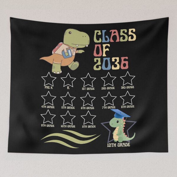 Item preview, Cute Dinosaur Class of 2036 Kids Back to School Dino Design designed and sold by MTJ-Mushrooms.