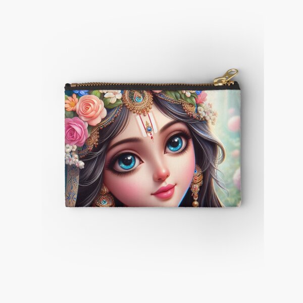 Item preview, Beautiful Radha Rani thinking about Krishna designed and sold by VrindaArts.