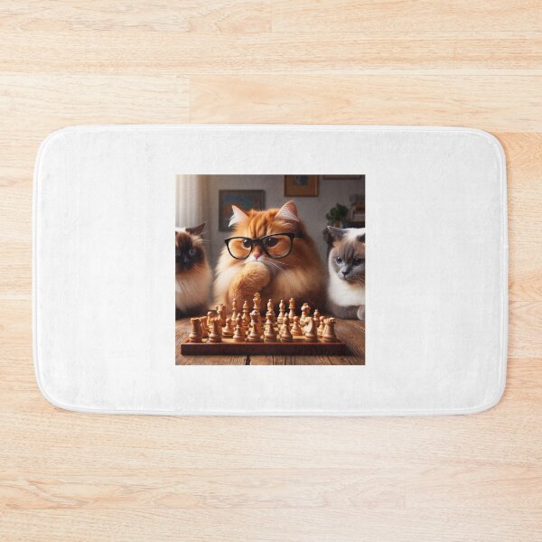 Item preview, Great cats play chess with friends design  designed and sold by Graphic  Grove.