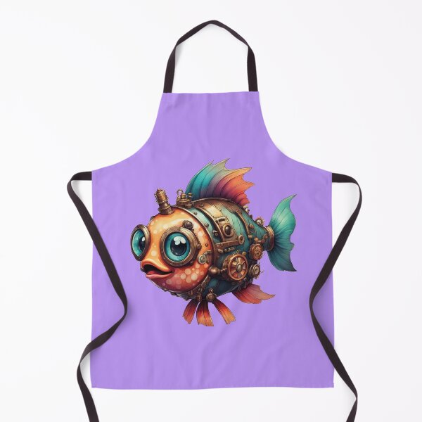 Item preview, Cute Steampunk Fish, Clockwork, Coal Powered designed and sold by Burn-Ego.