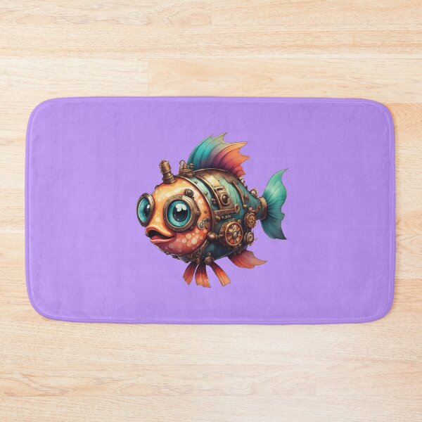Item preview, Cute Steampunk Fish, Clockwork, Coal Powered designed and sold by Burn-Ego.