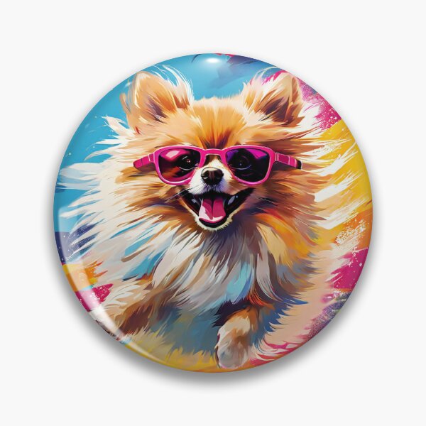 Item preview, The Pomeranian's Rainbow Carpet Magic ✨ designed and sold by dogillustration.