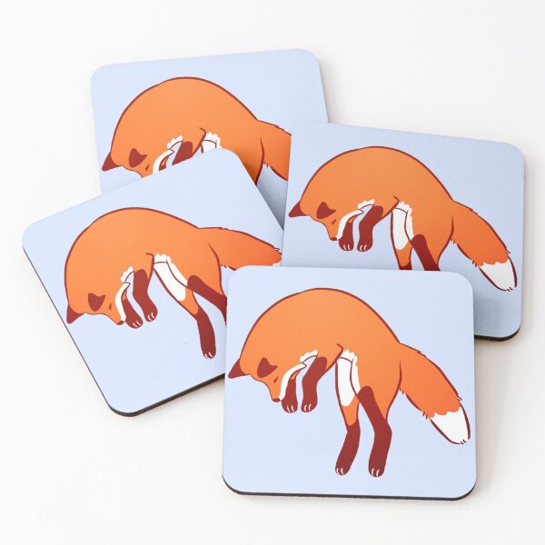 Item preview, Jumping fox illustration  designed and sold by Yaragold.