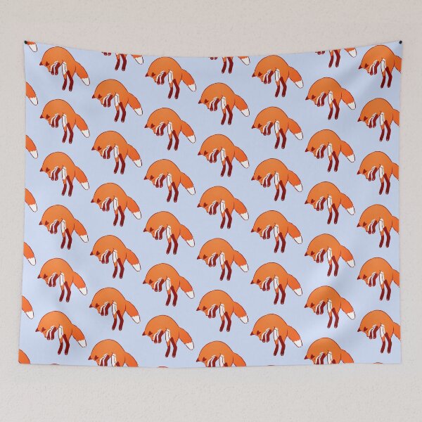 Item preview, Jumping fox illustration  designed and sold by Yaragold.