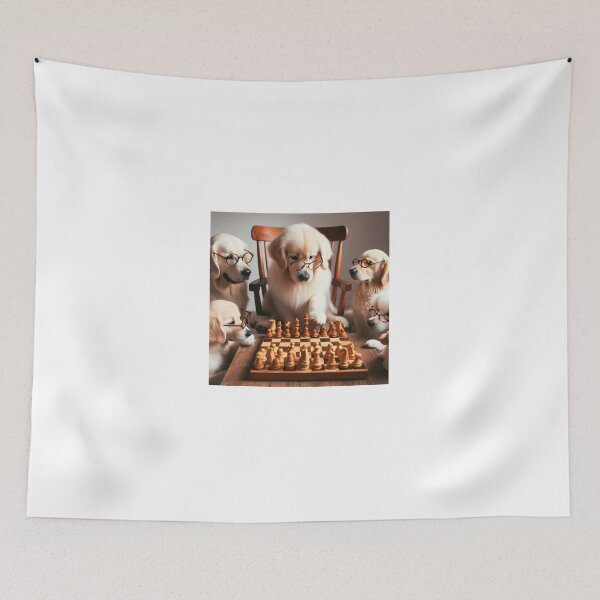 Item preview, Great dog play chess with friends  designed and sold by Graphic  Grove.