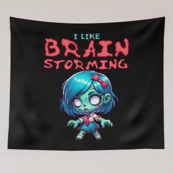 Item preview, I Like Brainstorming - Zombie designed and sold by Ultimate-Rabbit.