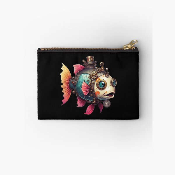 Item preview, Kawaii Steampunk Fish, Clockwork, Chimney designed and sold by Burn-Ego.