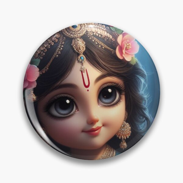 Item preview, Beautiful Radha Rani and her Friend Inviting Radha to meet Krishna designed and sold by VrindaArts.