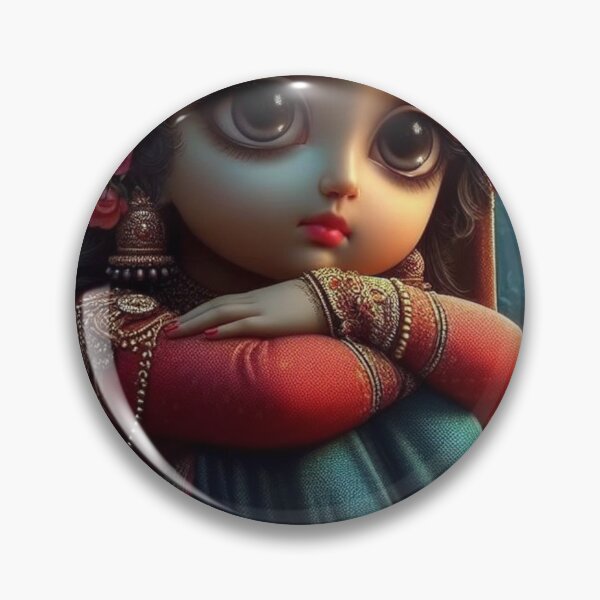 Item preview, Sad Radha Rani Sitting in Vrindavan Forest designed and sold by VrindaArts.
