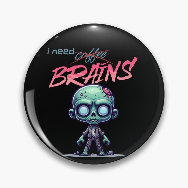 Aperçu de l'œuvre J'ai besoin de (café) cerveaux - Zombie créée et vendue par Ultimate-Rabbit.