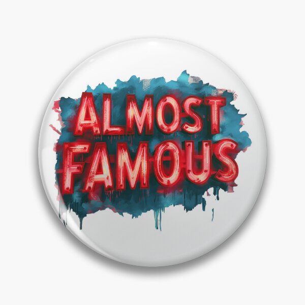 Item preview, Almost Famous Typography design designed and sold by adnananwar.