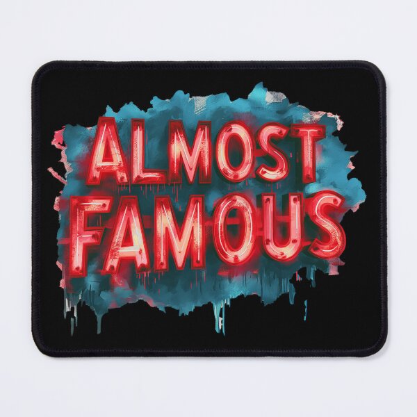Item preview, Almost Famous Typography design designed and sold by adnananwar.