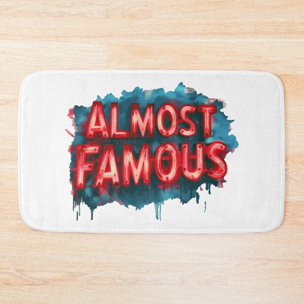 Item preview, Almost Famous Typography design designed and sold by adnananwar.