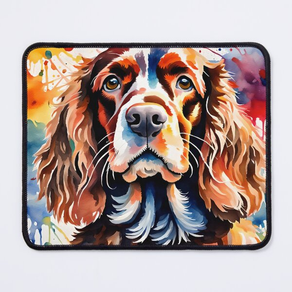 Item preview, Cocker Spaniel Dog - Colourful Watercolour style designed and sold by Country-Artist.