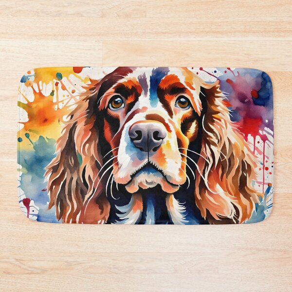 Item preview, Cocker Spaniel Dog - Colourful Watercolour style designed and sold by Country-Artist.
