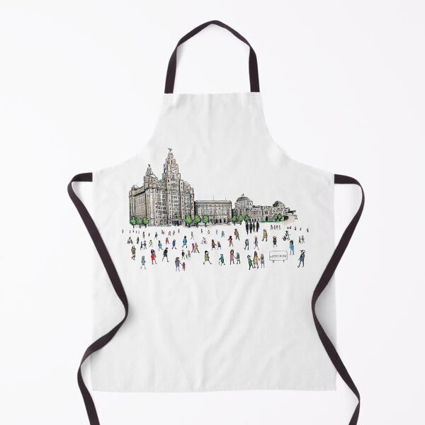 Item preview, Liverpool Waterfront, Liver Building, Illustrated Tribute designed and sold by FoleyPottery.