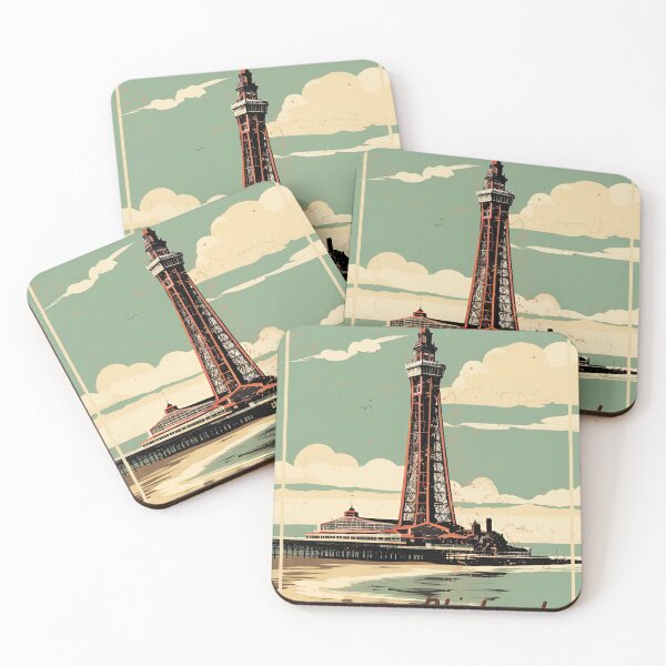 Item preview, Copy of Blackpool Tower Photograph Vintage designed and sold by CyberArtistOne.