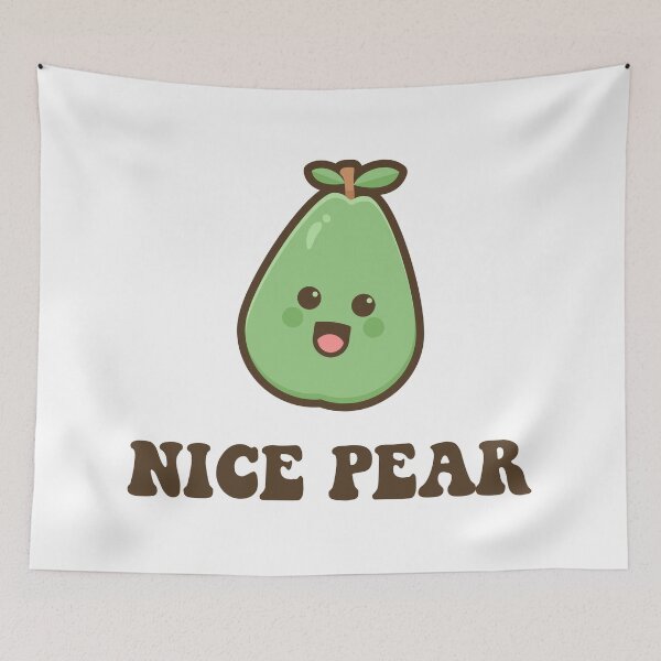 Item preview, Nice Pear - Adorably Cheeky Design designed and sold by mattjsykes.