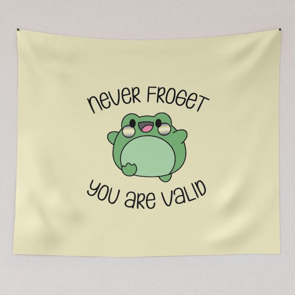 Item preview, Never Froget You Are Valid Demigender Pride designed and sold by everything4eva.